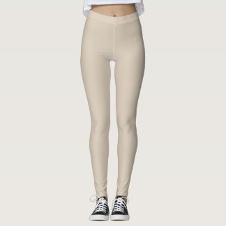 Sandton Beige Solid Color Studio Clay MQ2-27 Leggings