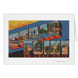 Sandusky, Ohio - der Eriesee - Zedern-Punkt