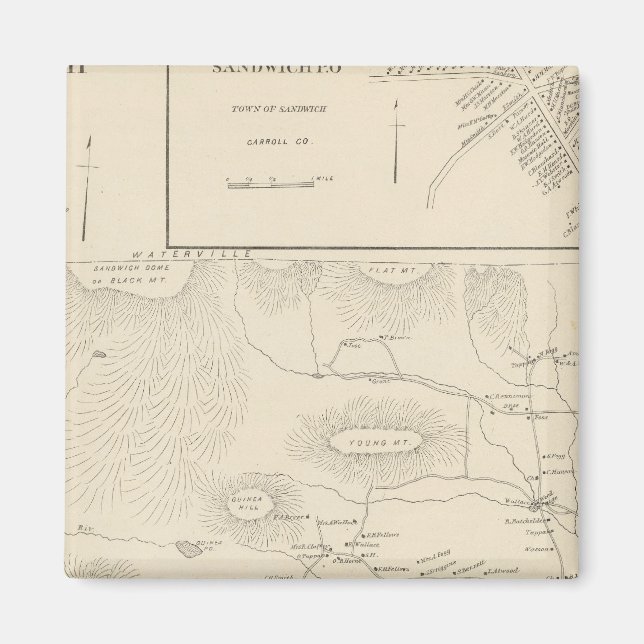 Sandwich, Carroll Magnet (Vorne)