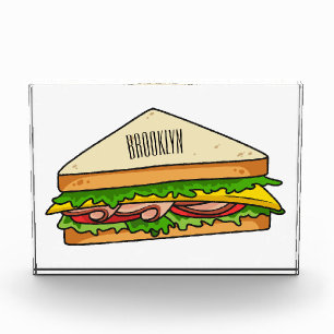 Sandwich Cartoon Illustration Fotoblock