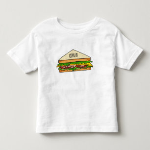 Sandwich Cartoon Illustration Kleinkind T-shirt