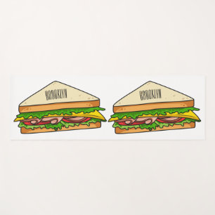 Sandwich Cartoon Illustration Yogamatte