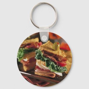Sandwich-Fragen-Schlüsselanhänger Schlüsselanhänger