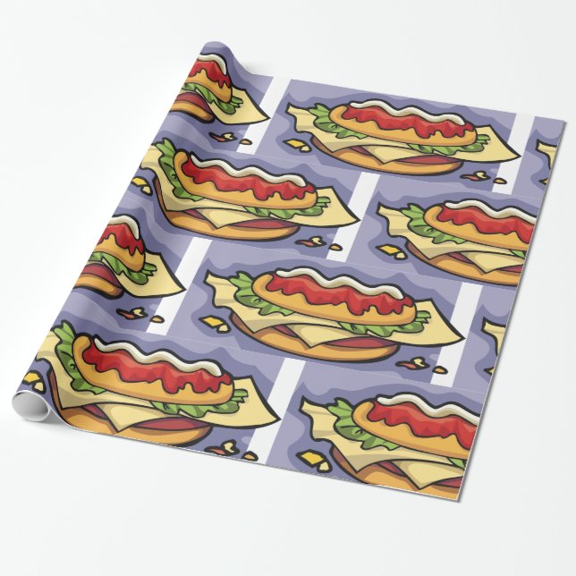 Sandwich Geschenkpapier (Ungerollt)