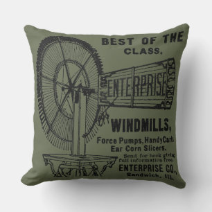 SANDWICH ILLINOIS 1889 ENTERPRISE WINDMILL CO. KISSEN
