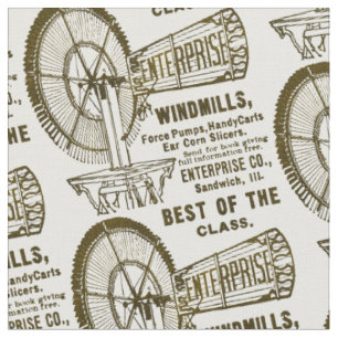 SANDWICH-ILLINOISunternehmens-WINDMÜHLE 1889 CO. Stoff