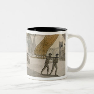Sandwich-Inseln - ein Bewohner des Westens, der Zweifarbige Tasse