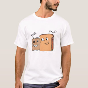 Sandwich-Liebe-T-Shirt T-Shirt