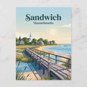 Sandwich, Massachusetts Postkarte
