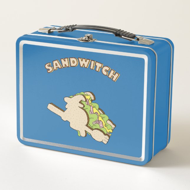Sandwich Metall Brotdose (Vorderseite)