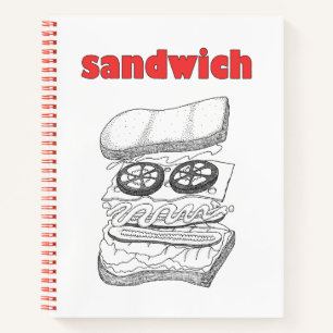 Sandwich Notizbuch