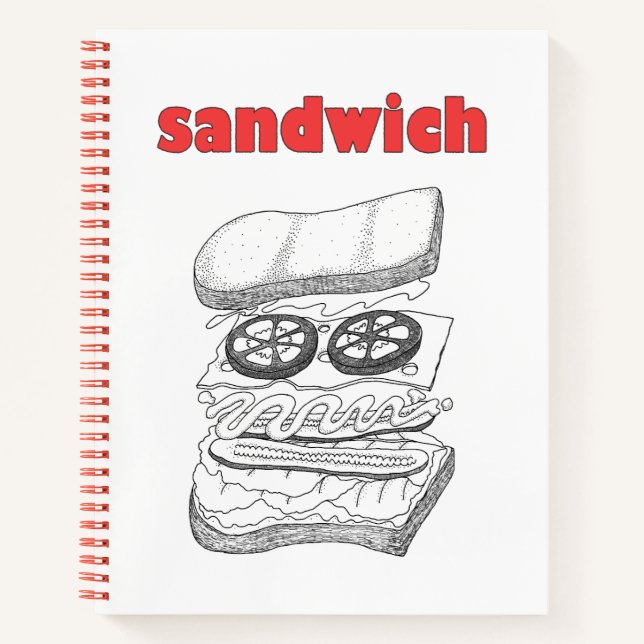Sandwich Notizbuch (Vorderseite)