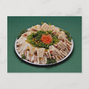 Sandwich-Platte Postkarte