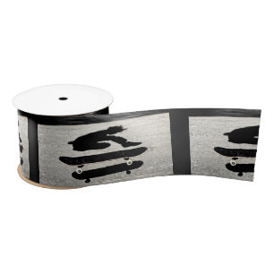 Sandwich-Skateboard Satinband