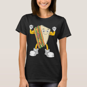 Sandwich Squats Bodybuilding Fitness Gym Workout L T-Shirt