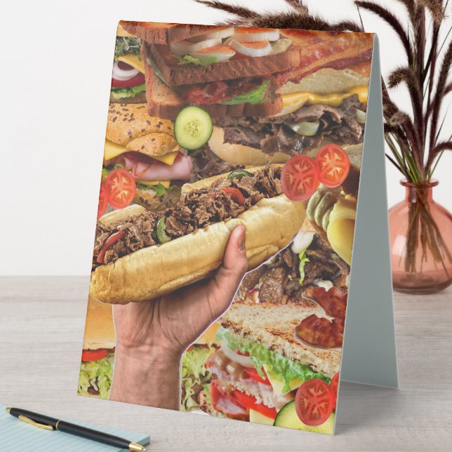 SANDWICHES  TISCHAUFSTELLER  (In Situ (Tisch))