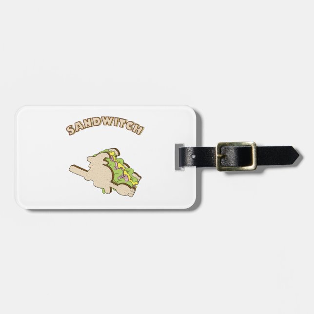Sandwitch Gepäckanhänger (Vorderseite horizontal)