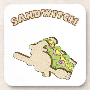 Sandwitch Getränkeuntersetzer