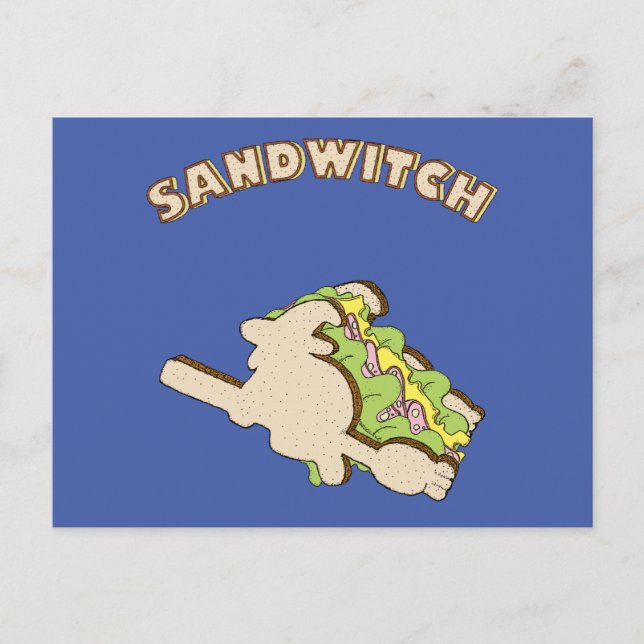 Sandwitch Postkarte (Vorderseite)