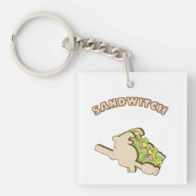 Sandwitch Schlüsselanhänger (Vorderseite)