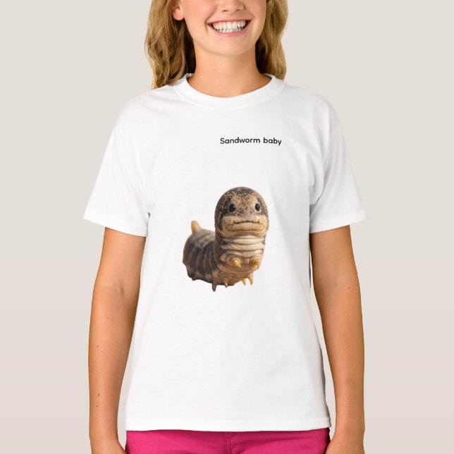 Sandwurm-Baby T-Shirt (Vorderseite)