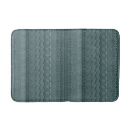Sandy Beach Car Tire Trace Aquamarin Badematte
