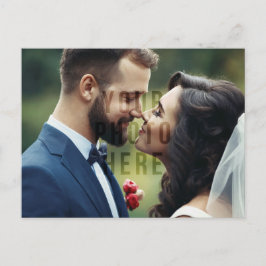 Sandy Beach Hibiskus Wedding Vielen Dank Foto Postkarte