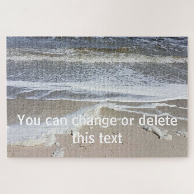 Sandy Beach Life Ocean Waves Sea Fotografy (Horizontal)