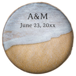 Sandy Beach mit Foamy Surf
