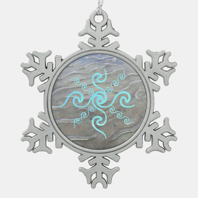 Sandy Beach Ornament (Vorderseite)