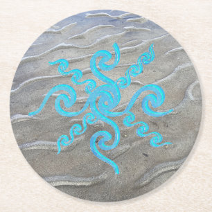 Sandy Beach Paper Untersetzer