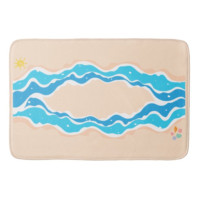 SANDY Beach Towel Badematte (Vorderseite)