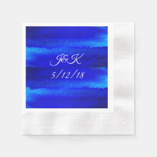 Sandy Beach Watercolor Hochzeitsessen Napkins Serviette