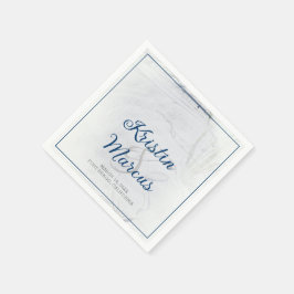 Sandy Beach Wedtails Serviette