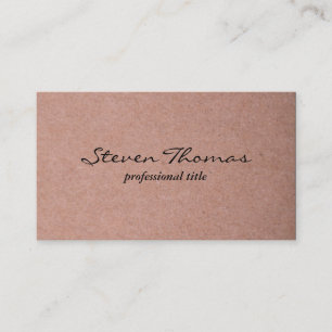 Sandy Beige Visitenkarte