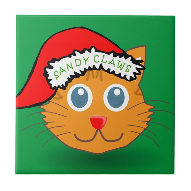 Sandy Claws Fliese (Vorderseite)