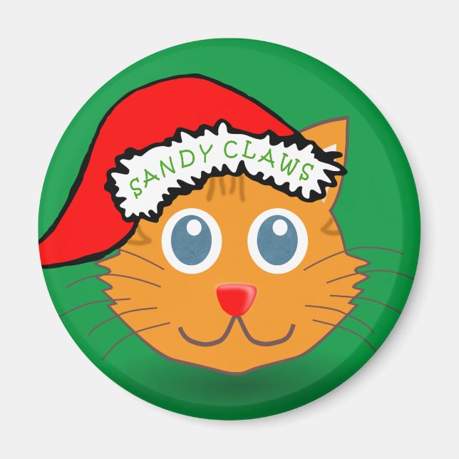 Sandy Claws Magnet (Vorne)