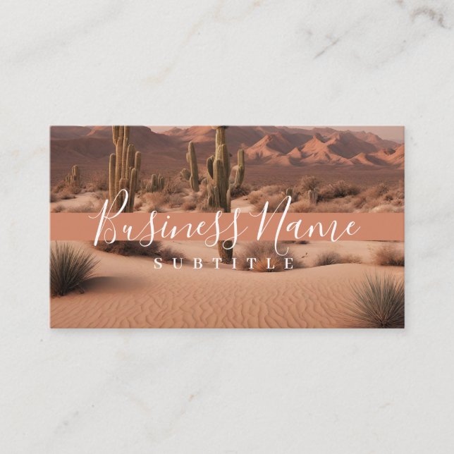 Sandy Derset Boho Business Card Visitenkarte (Vorderseite)