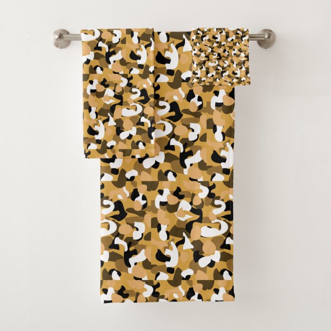 SANDY FORCE CAMOUFLAGE BADHANDTUCH SET (Insitu)