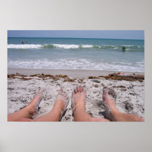 Sandy-Füße Poster