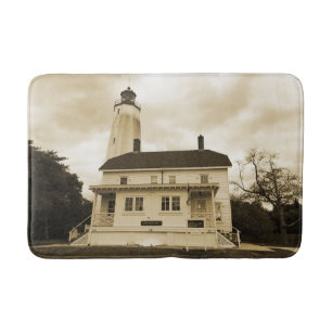 Sandy Hook Leuchtturm Badematte