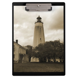 Sandy Hook Leuchtturm Klemmbrett