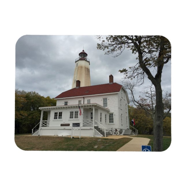 Sandy Hook Leuchtturm Magnet (Horizontal)