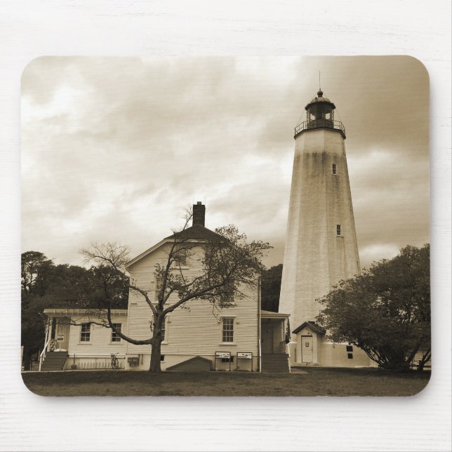 Sandy Hook Leuchtturm Mousepad (Vorne)