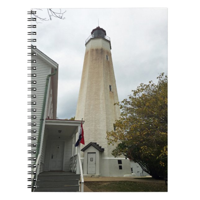 Sandy Hook Leuchtturm Notizblock (Vorderseite)