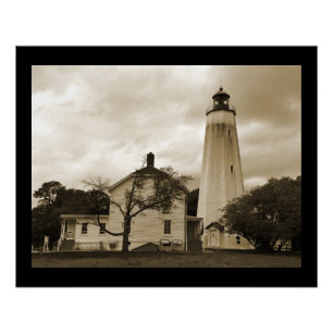 Sandy Hook Leuchtturm Poster