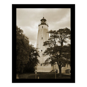 Sandy Hook Leuchtturm Poster