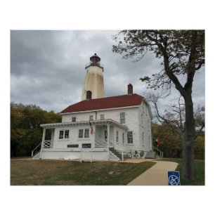 Sandy Hook Leuchtturm Poster