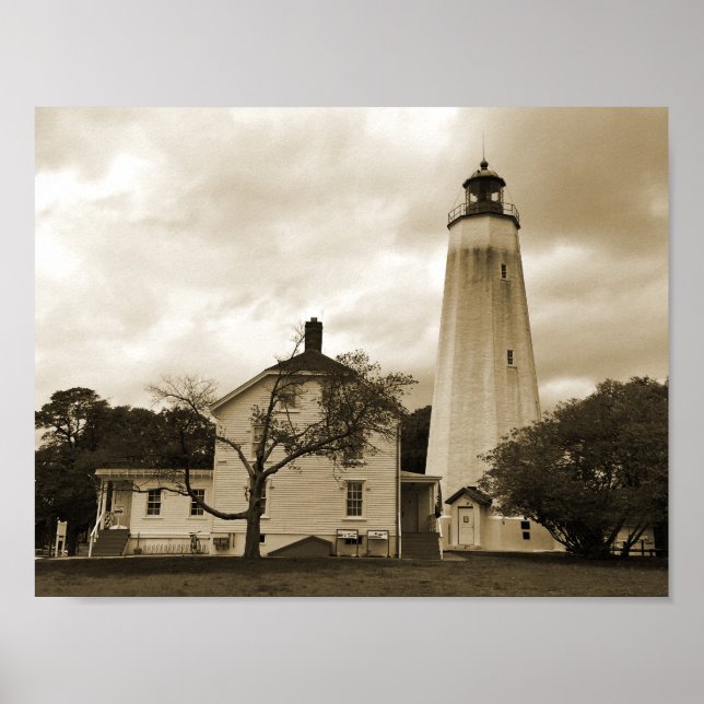 Sandy Hook Leuchtturm Poster (Vorne)