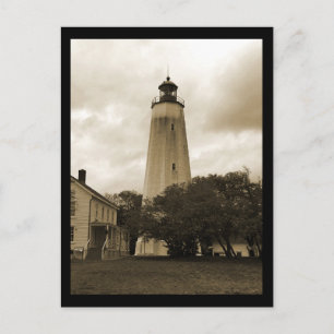 Sandy Hook Leuchtturm Postkarte